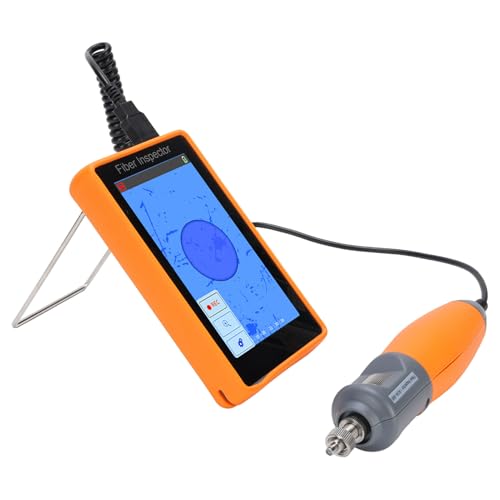 Qcwwy 400x Liefert Hilification Faser -Nife Sconda LCD 5 -INCH Inspektion in In Inch und Reinigungsset, die mit SC F LC Anschlüssen Kompatibel Ist, die für Feldingenieure Geeignet Sind von Qcwwy