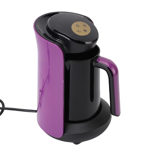 Qcwwy 6 Tasse Programmierbare Kaffeemaschine, Kaffeemaschine mit LCD -Touchscreen, 400 -W -Schnellbrauen, 3 Heizmodi für die Präzisionstemperaturregelung für den Gebrauch nach (EU-Stecker) von Qcwwy