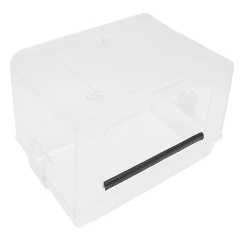 Qcwwy Acrylgeräumt Cage Bird Bad Safe Tragbare Multifunktionale für Eindeutig zu Installierende Spielfläche für Take/Attempt von Qcwwy