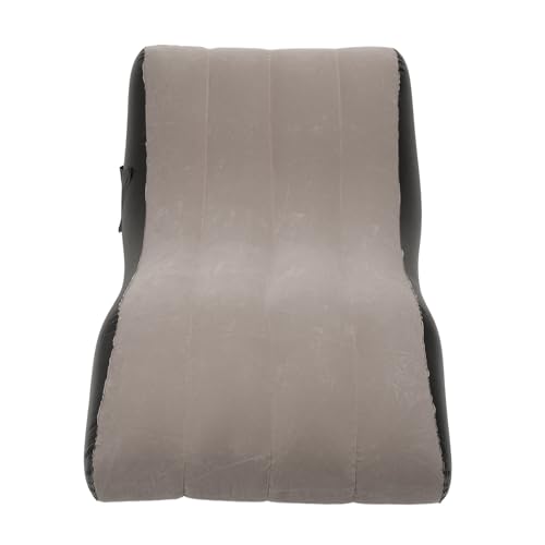 Qcwwy Aufblasbares Sofa PVC Wurde Couch für Camping -Wohnzimmer, Langlebiges Ergonomisches Design Zum Entspannen Im Freien oder Innenräumen (Brown) von Qcwwy