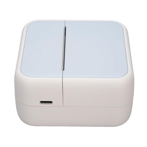 Qcwwy Aufkleberdrucker ohne Thermische Auflösung von Tinte 203DPI 4.0 für Servicenotizen, Kompakt und Laptop für Reisende/Studenten, Blau Qcwwy Aufkleberdrucker ohne Thermische Auflösung von Tinte 203DPI 4.0 für Servicenotizen, Kompakt und Laptop für Reisende/Studenten, Blau von Qcwwy