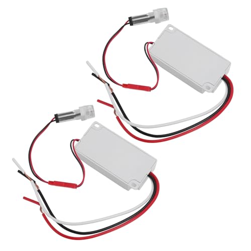 Qcwwy Automatische Dämmerung zu Dawn Light Control Sensor Switches mit IP65 -Bewertung für LED -Straßenlampe, 2PCS photoelektrischer Schalter für Gartenleuchten (DC12V) von Qcwwy