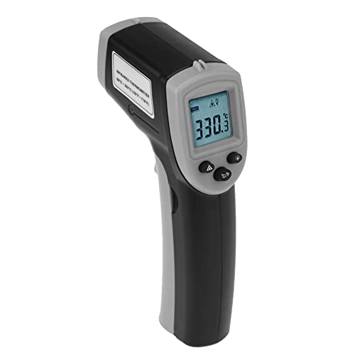 Qcwwy Berührungslose Digitale Temperaturpistole, GM320 Digitales Infrarot-Thermometer IR-Thermometer Temperaturpistole (-50~380 ° C) Zum Kochen von Pizzaofengrill von Qcwwy