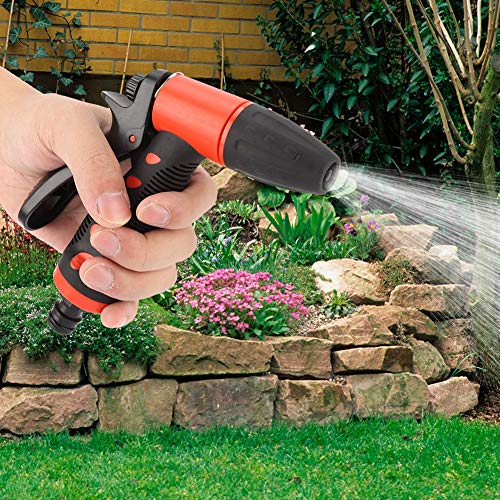 Qcwwy Bewässerung des Zauberstab Gartenschlauchsprühgeräts Handgehaltene Design Wasserschlauchsprühgerät Sparzeit und Wassergartenschlauchdüse für Gartenbewässerung Blume und Baumwaschanwaschung von Qcwwy
