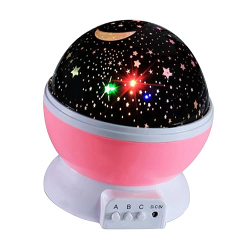 Qcwwy Bunte LED -Sterne-Projektor Licht Hohe Helligkeit Nachtlicht Projektor für Schlafzimmer von Qcwwy