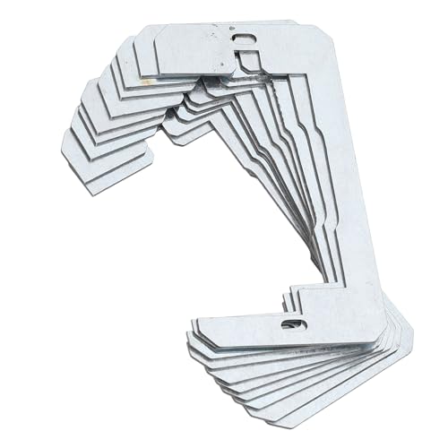 Qcwwy Elektrische Räume von Einer Schachtel Bis zu 20 Stcs mit Einer Metallwandplatte für eine Präzise Kompatibilität, Einfache Installation für das Wohnzimmer und die Badezimmerhöhle, Wasserdichtes von Qcwwy