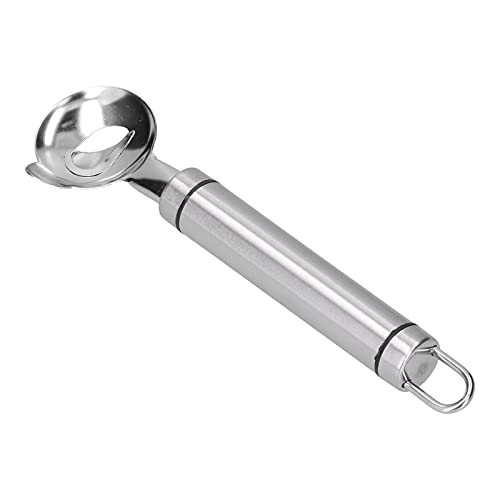Qcwwy Ergonomische Küchennudelnmesser mit Haken für Einfache Lagerung mit Zeit- und Aufwandeinsparungen 304 Edelstahl (Rechte Hand) von Qcwwy