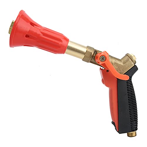Qcwwy Gartenschlauchsprühdüse Gartenspray Kopf Nicht -Schlupf und Ergonomisch Griffschlauchdüsen -Sprüherzerstörung und Wassersäulenwässerung Sprühpistole Hochdruckdüse für Schlauch von Qcwwy