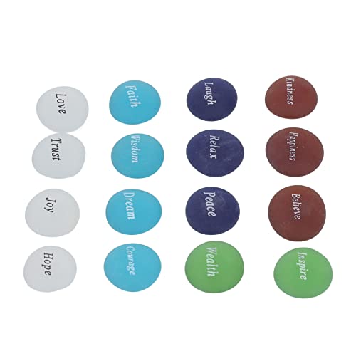 Qcwwy Gemischte Farben Flachsteine für Vase Füllstofftischdekoration Wörter Glaubenssteine Wörter Motivationskiesel mit Gravierten Sprüchen Ornamente Qcwwy Gemischte Farben Flachsteine für Vase Füllstofftischdekoration Wörter Glaubenssteine Wörter Motivationskiesel mit Gravierten Sprüchen Ornamente von Qcwwy