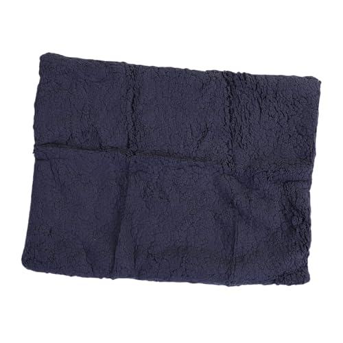 Qcwwy Haustier Warme Matte, Bequemer Nicht Schlupfer Weicher Plüsch -Stoff -Haustier Schlafbett Geeignet für Haustier Schlafboden Außerhalb des Bettes bei Kaltem Wetter 61 X 45 cm (dunkelgrau) von Qcwwy