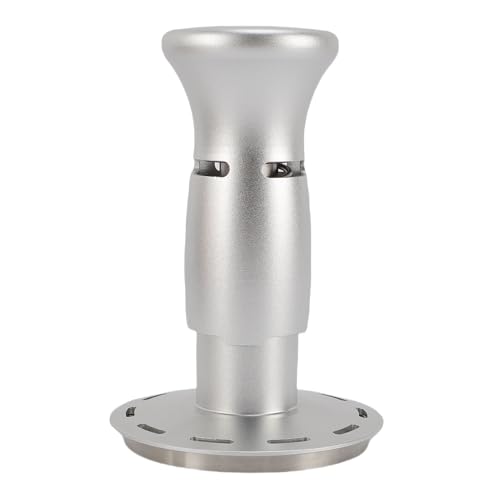 Qcwwy Kaffeemanipulation, Automatische Rückprall 25 -BAR Konstante Druck Kaffee Pulver Presse Hammer Kaffee Erzeugnisse Manipulationskaffeepulververteiler Kaffee -Pulver -Presse (SILVER) von Qcwwy