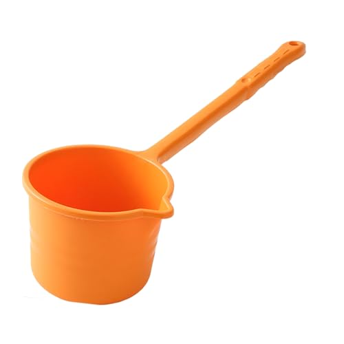 Qcwwy Lange Tasche mit Verdicktem Plastikwasser für die Küche und die Verwendung des Badezimmers, Ergonomischer Griff, Verschleiß und Tränen - Resistente Geräte e (ORANGE) von Qcwwy