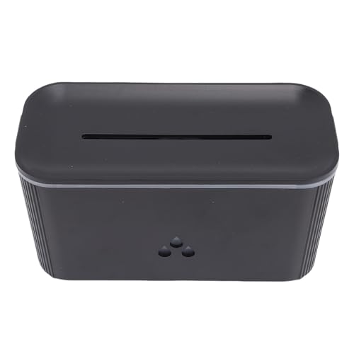 Qcwwy Leiser Luftbefeuchter mit Farbwechselndem Nachtlicht, 160 Ml Mini-USB-Diffusor für ätherische Öle mit 7-farbigem LED-Licht, Tragbarer Luftbefeuchter für den Schreibtisch, (BLACK) von Qcwwy