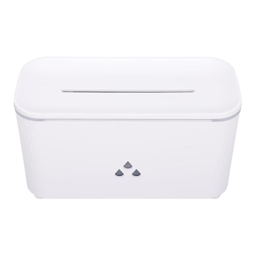 Qcwwy Leiser Luftbefeuchter mit Farbwechselndem Nachtlicht, 160 Ml Mini-USB-Diffusor für ätherische Öle mit 7-farbigem LED-Licht, Tragbarer Luftbefeuchter für den Schreibtisch, (WHITE) von Qcwwy