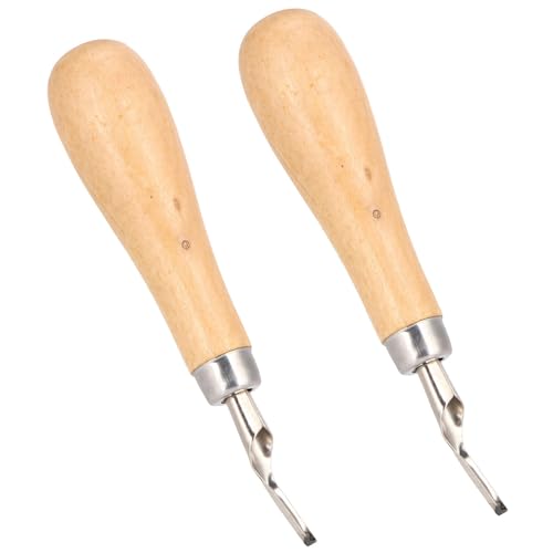 Qcwwy Linoleum Cutter Kit Gravur Messer Holzbearbeitungsbildzeug Praktische DIY -Schnitzwerkzeug Multifunktional Edelstahlholz Farbe 2 Set für Künstler und Handwerker von Qcwwy