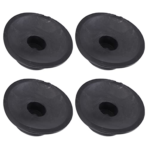 Qcwwy Luftkompressorteile Gummi Füße M6 Schraubenhalterung Schwingungsdämpfungskissen Geeignet für Kleine Vakuumpumpen Kleiner Luftkompressorzubehör 4pcs Stoßdämpfungsluftkompressor von Qcwwy