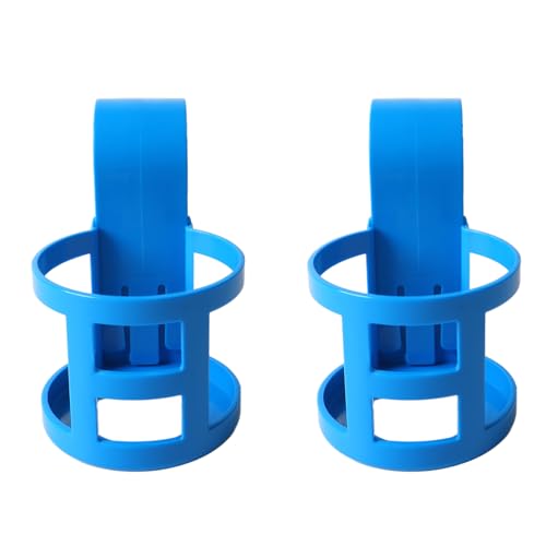 Qcwwy Multifunktionshalter Am Pool -Becher -Halter über Gemahlenem Pool Getränkehalter, kein Verschüttungsdesign, 4 Sets Enthalten (2pcs, rund) von Qcwwy