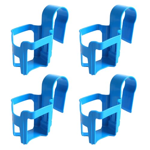 Qcwwy Multifunktionshalter Am Pool -Becher -Halter über Gemahlenem Pool Getränkehalter, kein Verschüttungsdesign, 4 Sets Enthalten (4pcs, quadratisch) von Qcwwy