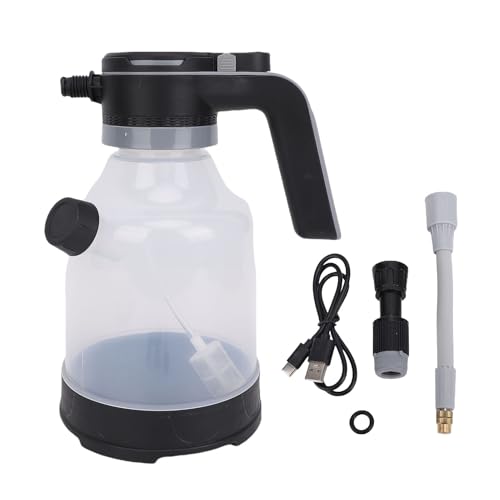 Qcwwy Pflanzensprühflasche, 3L Electric Mist Watering Können Mehrere Sprühmodi Plantflasche mit 360 Grad Rotatierbarer Düse Ergonomisches Griff Pumpsprühgerät für Gartenbewässerung von Qcwwy