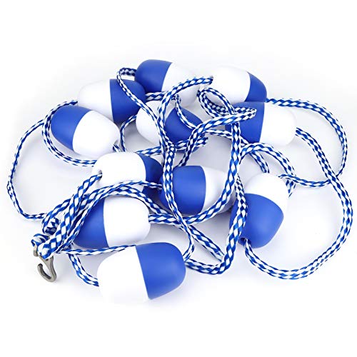 Qcwwy Pool Lane Line Accessoire Schwimmbad Sicherheitsteiler Seil 16,4 Fuß für Flache Strände, Nylon Geflochtenes Seil Qcwwy Pool Lane Line Accessoire Schwimmbad Sicherheitsteiler Seil 16,4 Fuß für Flache Strände, Nylon Geflochtenes Seil von Qcwwy