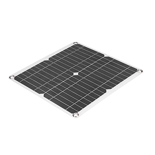 Qcwwy Solar Panel Power Bank Flexible Solar Panel Kit 40W 18V Monokristalline Silizium - -Ladegerätmodul MP3s Mobiltelefone Solarpanel Ladegerät für Outdoor Reiseschalter Sockeln von Qcwwy