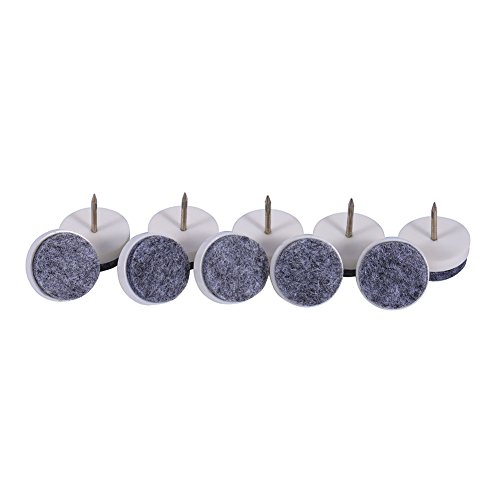 Qcwwy Stuhl Bein Filzkissen, 20 Prozent 20 Mm Möbelboden Filzpolster CH Tisch Bein Filz oder Andere Gärtner, Filzbodenschutz, Bestehend aus Hochwertigem Material, Anti-Skid und Langlebig in (White) von Qcwwy