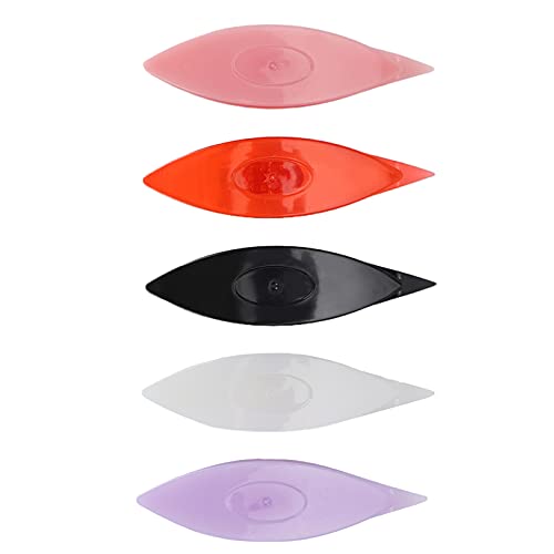 Qcwwy Tatting -Sets Feine Verarbeitungssicherheit und 1 Set Hand Nähwerkzeug Haushalt, Stricken nach Hause, Kunststoff -Plastik 5pcs (12037 Schwarz, Weiß, Rot, Fruchtrosa, Obst lila) von Qcwwy