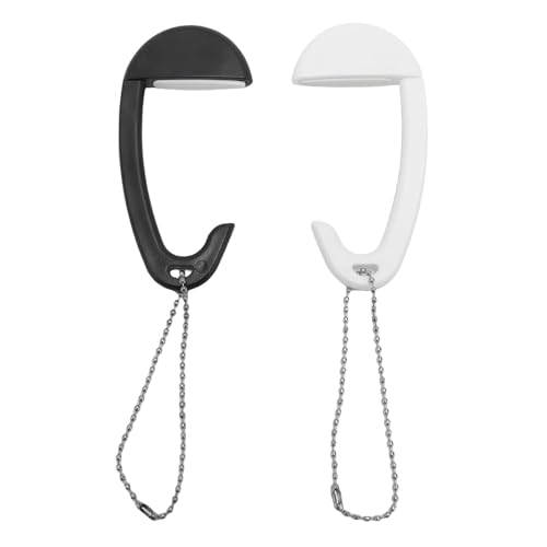 Qcwwy Tischbeutel Hanger Tischbeutel Hanger 4pcs Platz Sparen e Form Multi -Gebrauchs -Utility Hooks Schreibtischbeutel Haken Unter Schreibtisch Handtasche Haken des Schreibtisch für Handtasche von Qcwwy
