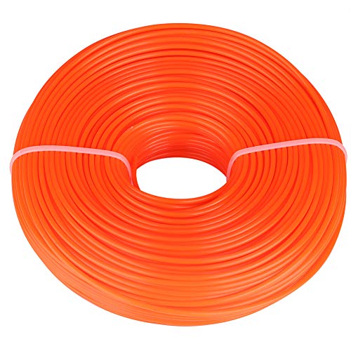 Qcwwy Trimmer Line, Nylon Trimmer Line Spool für Grasschneider Unkraut String 50m 100 M oder 120 M String Trimmer Line Ersatz für String Trimmer Unkraut Trimmer (120 m / 393,7ft) von Qcwwy