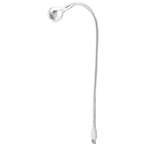 Qcwwy UBS LED-Licht, 1 W Flexibler Hals, Tragbare USB-LED-Tischleuchte, Schreibtischlampe (Warmes Licht) von Qcwwy