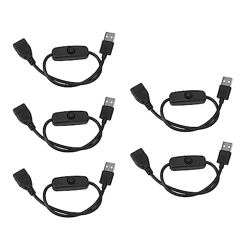 Qcwwy USB-Verlängerungskabel mit für Fahrrekorder, LED-Leuchten, Langlebiges PVC-USB-Stecker-auf-Buchse-Kabel, Schwarz von Qcwwy
