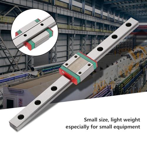Qcwwy Wagenhalterblöcke Lineare Schleife LML12B Miniatur Linear Schienenblock 12 Mm Breite Wagenschlitten Block Automatische Ausrüstung Linearer Schienenwagen für Lineare Bewegung Linear (200mm) von Qcwwy