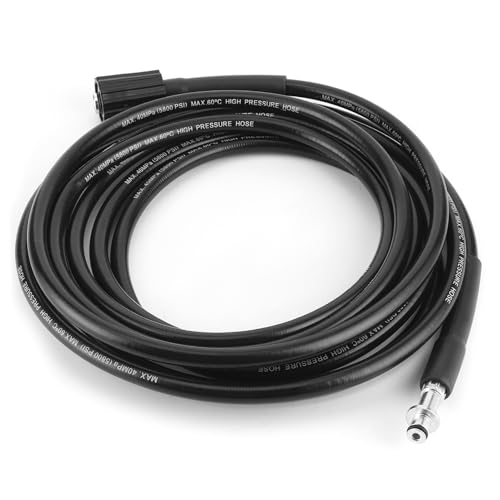 Qcwwy Waschmaschinenschlauch Waschmaschine Schlauchrohr, Sperrknopf Design Waschmaschine Rohrkaltwasseranwendungen Druck Wasser Schlauch Zum Reinigen und Entfernen von Abflüssen und Rohren Auto (8m von Qcwwy