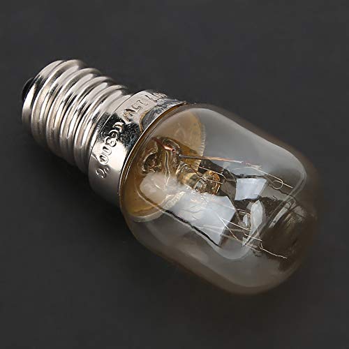 Qcwwy Zuverlässige E14-Glühbirne für Mikrowellenherd, 10 Glühbirnen mit hoher Temperatur von 300 °C (25 W) von Qcwwy