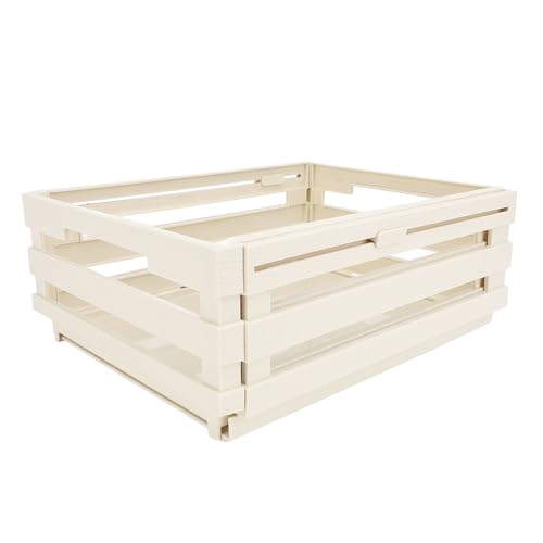 Replacable Robuste PP Aufbewahrungsbox für das organisierte Leben und Angestellte im Bett Wohnzimmer Auto Trunk Organization p. 1 Set (WHITE) von Qcwwy