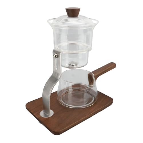 Set 350 Ml Kapazität Semi Automatische Tropf-Glas Teekanne SET Tropfen TEE KETTLE KETTLE GLAS TEE MAKER TEE DRIPPER SET Kaffee Brauer für Home Tea Room Automatische Tropf-Teekanne Küche von Qcwwy