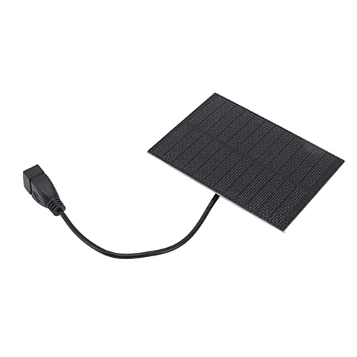 Solarplatte, kleine Größe, USB-Silizium, 5 V, mit Stecker, monokristallines monokristallines Silizium für USB-Stecker, 5-V-Steckdosenstecker, Miniatur-Photovoltaik-Panel, Silikon-Solarzellen, Solar von Qcwwy