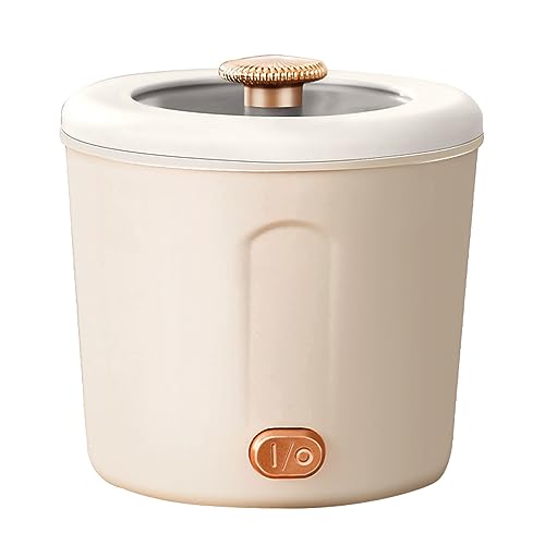 Tragbare Multifunktions Elektrische Hotpot für Studenten Schlafsaal und Reisen Kann Alles in einem Design (Weiß) von Qcwwy