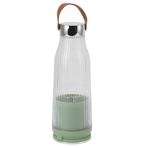 Tragbarer Mixer mit Edelstahlklingen USB 1300mAh Batterie Abnehmbares Design 380 Ml Kapazität Weites Anwendungsgröße für Küchenbüro Outdoor von Qcwwy