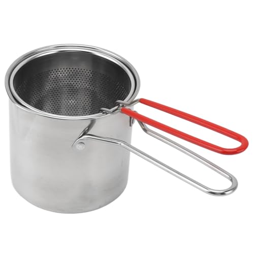 Tragbares Mini -Fritteuchsen -Topf Langlebiges Material für die Heimnutzung oder Reisen Einfach zu Hause Tragbares Mini -Fritteuchsen -Topf Langlebiges Material für die Heimnutzung oder Reisen Einfach zu Hause von Qcwwy