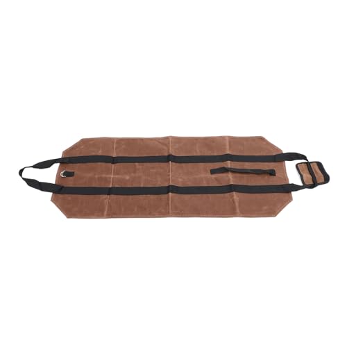 Wace Child Pager Holone Grade Water Stare Prection for Fooking Hold It Aktionen with Griffe for Camping and Open Kamin - Canvas, ca. 95 X 40,64 Cm (Kaffee) von Qcwwy