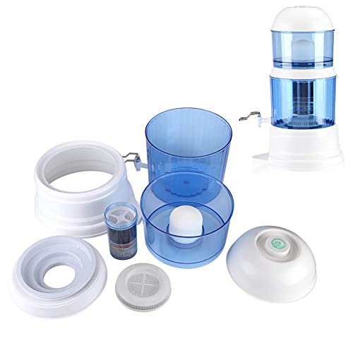 Wasser-Mineral-Reinigungssystem-Filter, Keramik-Kohlenstoff-Reinigungsfilterspender für Trinkwasserspender auf der Arbeitsplatte zu Hause, 16 L Fassungsvermögen von Qcwwy