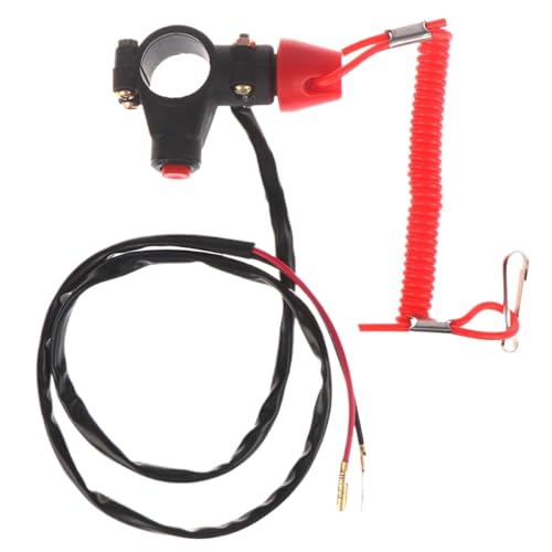 1 PC Motor Kill Switch Tether Lanyard für ATV Motorradboot Dirt Bike Quad kompatibel mit Druckknopfstoppsystemen 1 PC Motor Kill Switch Tether Lanyard für ATV Motorradboot Dirt Bike Quad kompatibel mit Druckknopfstoppsystemen von QdLmvpSDo