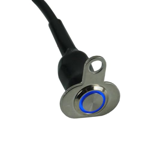 12 -V -Motorrad -Lenkerschalter 3 Farblichter Ein verstellbarer montierbarer Scheinwerferregelung Control kompatibel mit den meisten Fahrrädern(Blaues Licht) von QdLmvpSDo