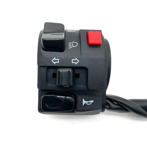 22 mm universeller Motorrad -Lenkerschalter Tasten kompatibel mit Horn -Turnsignalen Elektrische Nebelscheinwerferleuchte Startregler(1pcs übrig) von QdLmvpSDo