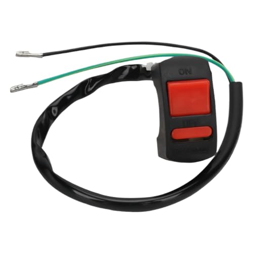 2x Universal Motorcycle Light Switch Stecker -Lenbar -Taste Off -Steuerung kompatibel mit Scooter -Scheinwerfer -Motorrad -Teilen Zubehör Modifikation(2pcs 1in 1) von QdLmvpSDo