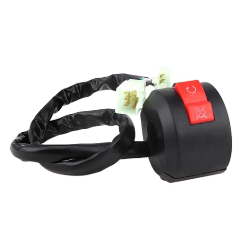 8 Draht 3 Funktion Links Kill Light Starter Switch Montage kompatibel mit 50 ccm 70cc 90cc 110cc 125cc 150cc ATV Quad wie Sonnenfriedensmodelle(A-ohne Lufttür) von QdLmvpSDo