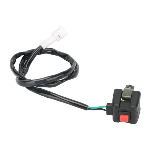 Druckknopf Starterschalter Motorrad elektrischer Start -Kill -Konverter kompatibel mit Dirt Pit Bike ATV 110cc 125cm Dirt Bikes(Red Kill Switch) von QdLmvpSDo