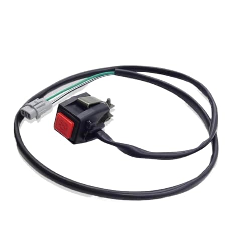 Kompatibler Motorradgriff am Off -Stop -Steuerknopf Quadrat -Flameout -Schalter für YZF Pit Bike Zubehör passt zu YZ 125 YZ250 YZ250X YZ450F -Modelle(1C3-83976-00-00) von QdLmvpSDo