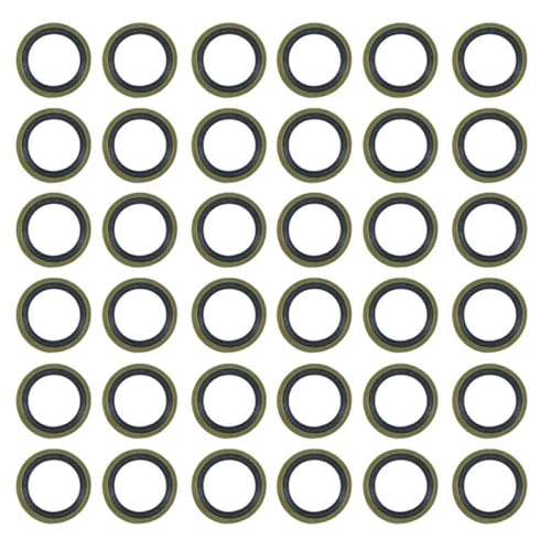 M10 Banjo Bolt Oil Abflussschraube Versiegelung Unterlegscheibe mit Motorradhydraulikkupplung Bremsbremsschlauch und Bremssattel kompatibel(40 Stück) von QdLmvpSDo